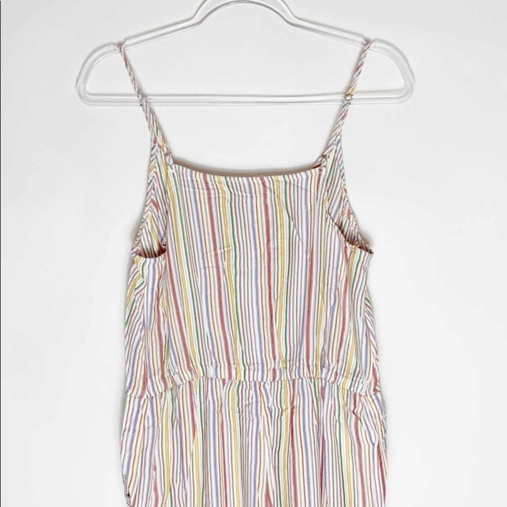 Lou & Grey for Loft Poppy striped jumpsuit pockets - Picture 4 of 7